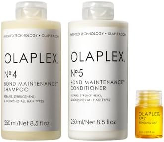 Olaplex Wash and Shine Hair Kit: No. 4, 5, 7, Shampoo & Conditioner Set | Cleanse, Hydrate, & Con... | Amazon (US)