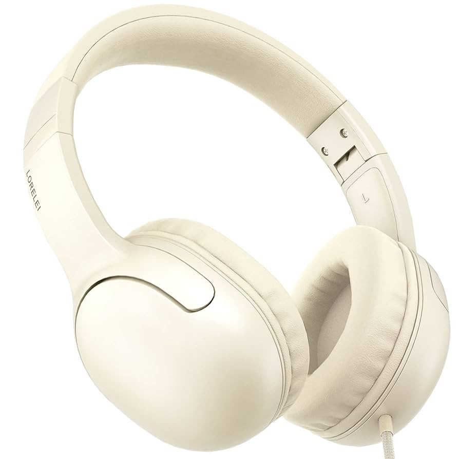 LORELEI E5 Wired Headphones for Kids Foldable & 3.5mm Jack Tangle Free Nylon Wire Stereo On Ear H... | Amazon (US)