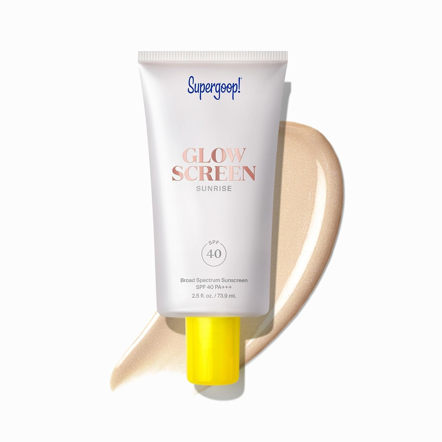 Supergoop! Glowscreen SPF 40 - Glowy Primer + Broad Spectrum Tinted Sunscreen - Helps Filter Blue Light - Hydration - Hyaluronic Acid & Vitamin B6 | Amazon (US)