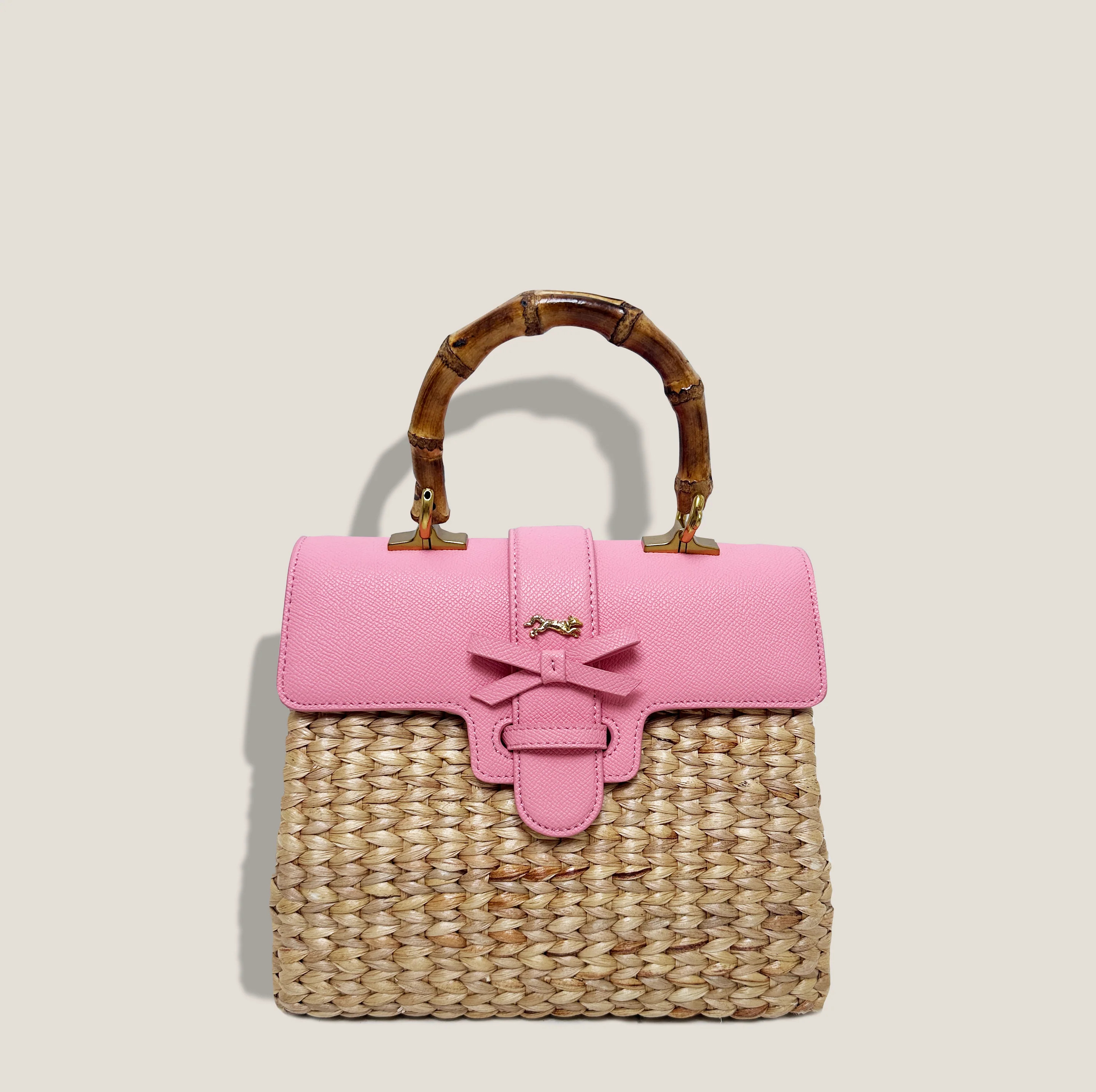 MME. CARLTON MONACO BAG - ROSE | MME.MINK
