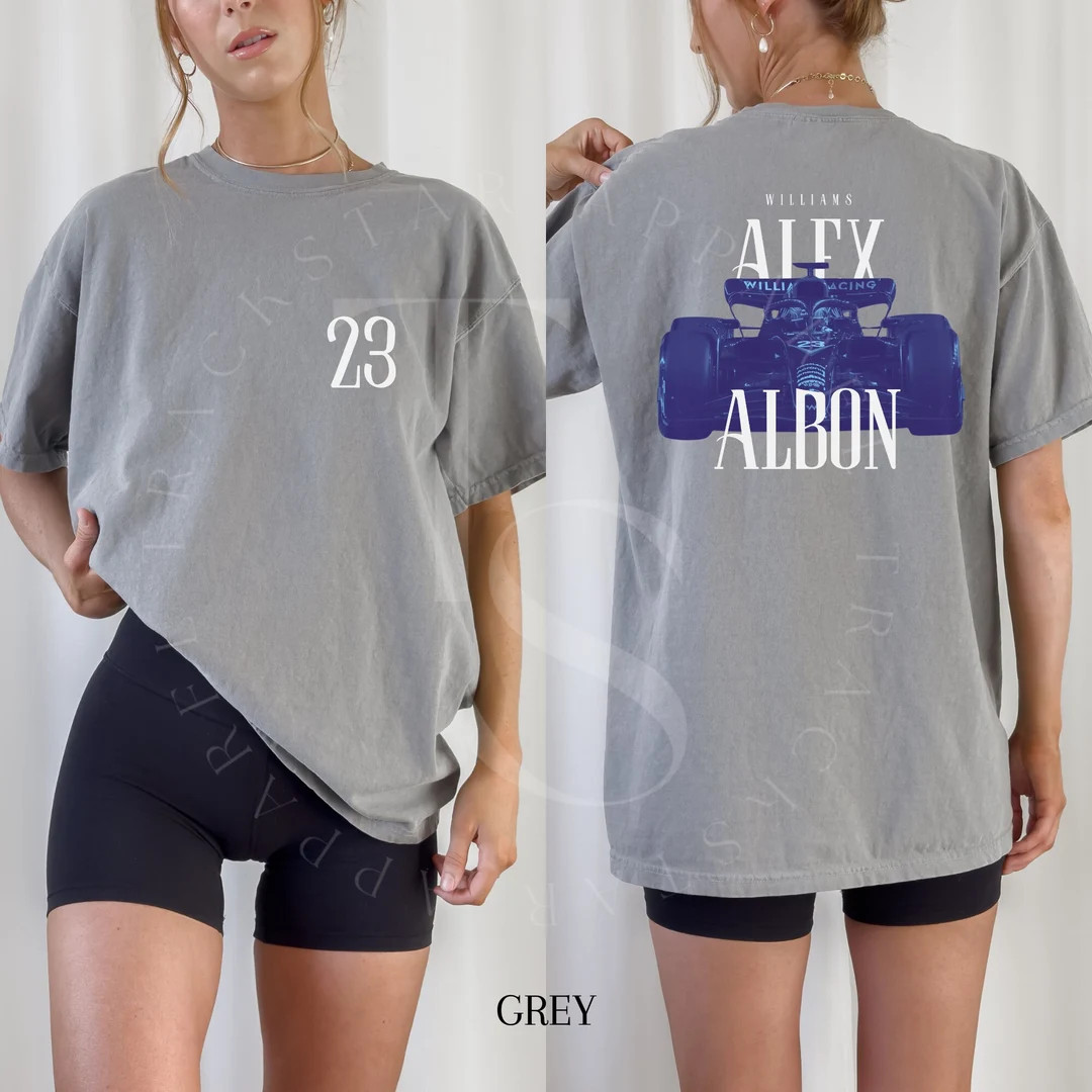 Comfort Color Alex Albon Tshirt Formula One Tee Alex Albon Gift F1 Gift Racing Inspired Shirt Aes... | Etsy (US)