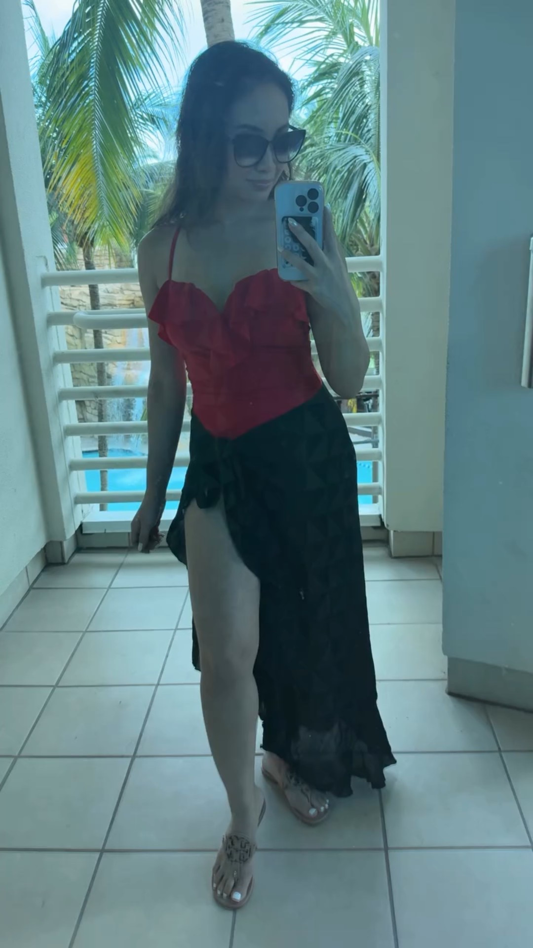 Swimsuit and coverup from @cupshe 🌴👙😎 

Everything linked in my bio on LTK! 

#ootd #summer #fashion #summerfashion #fashioninspo #vacationoutfits #swimwear #swimsuit #onepieceswimsuit #sunglasses #coverups #sandals #ltksummer #ltk #reels #fyp