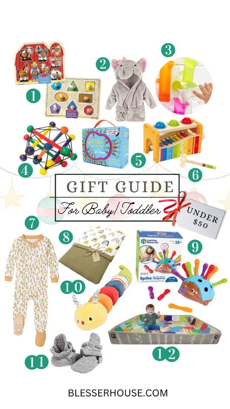 Baby and toddlers gift guide! Baby and toddler ideas. Plus, you can also use for birthday gifts! 

Baby play mat, baby blanket, baby learning toys, interactive, puzzles, educational toys, games 

#LTKkids #LTKHoliday #LTKSeasonal