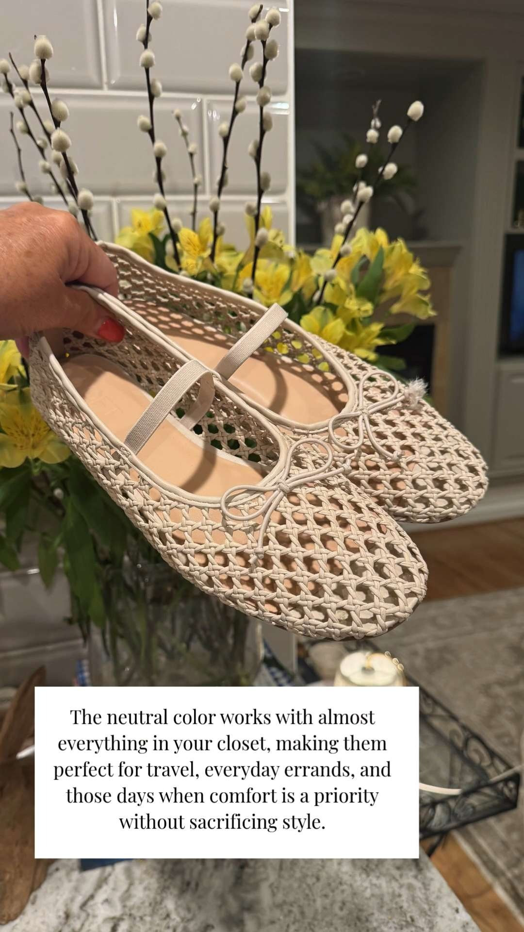 These woven flats are the kind of shoe you’ll reach for all summer long. Lightweight, comfortable, and incredibly versatile, they pair beautifully with everything from dresses to denim and make a great travel shoe.

💡 LTK MADE EASY

❤️ Heart = Support my posts
🔖 Save = Get sale & restock alerts
📋 Lists = Keep favorites organized
📲 Share = Send to yourself for later
💬 Comment = Ask me anything 

 #LTKootd #LTKSeasonal #LTKOver40