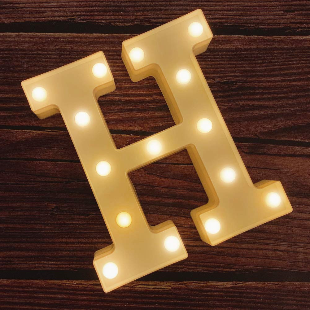 MUMUXI Marquee Light Up Letters Battery Powered LED Alphabet Lights for Party Wedding Birthday Ch... | Amazon (US)