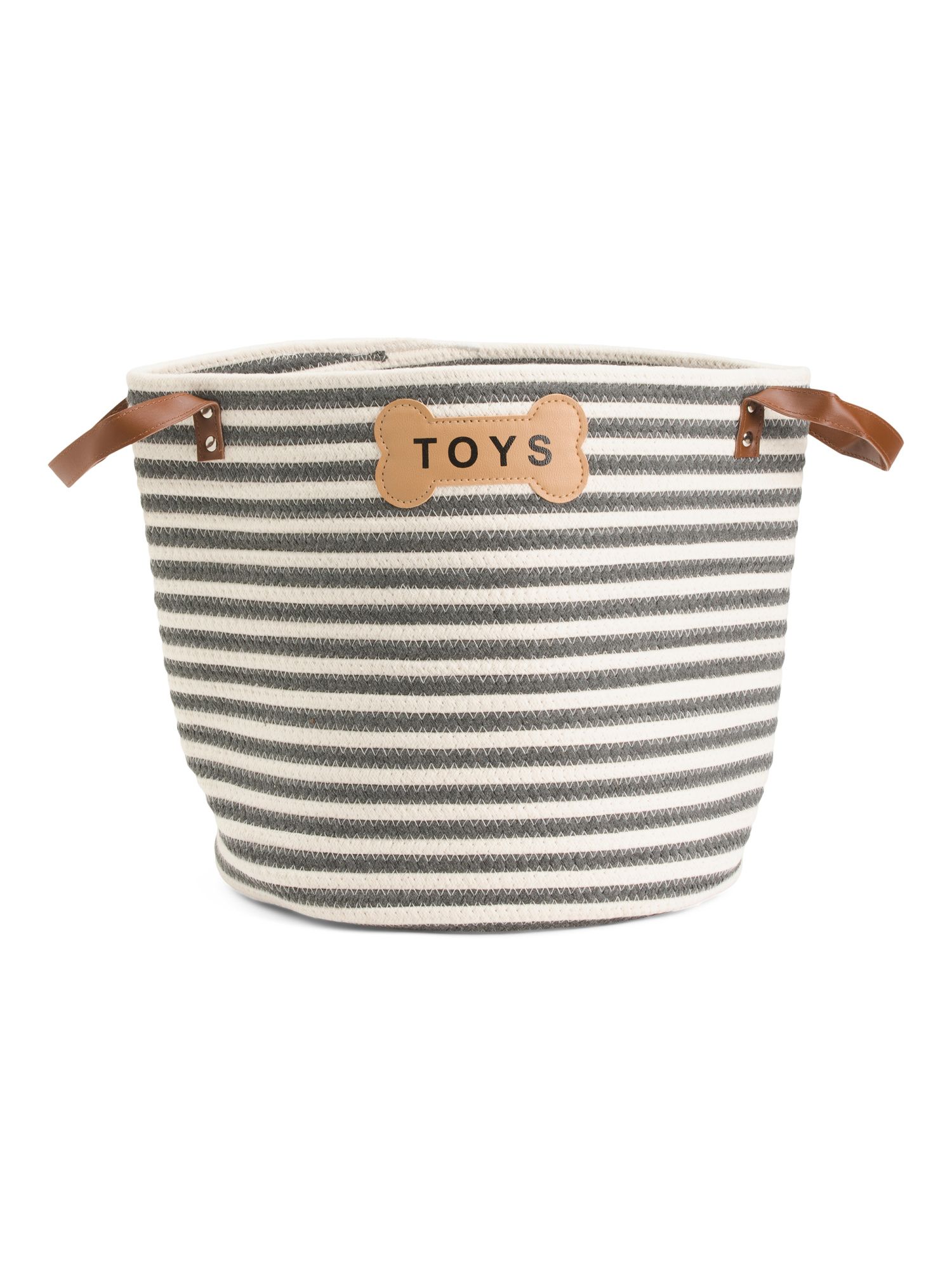 Sienna Organic Cotton Rope Pet Toy Basket | TJ Maxx