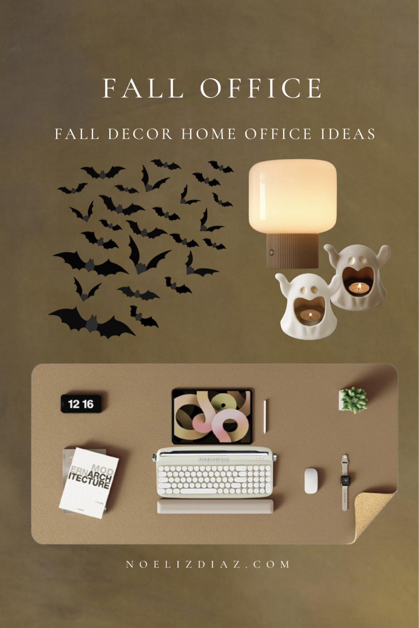 Spooky office ideas for this upcoming season! #halloween #fall #halloween #bats #falldecor #interiors

#LTKFindsUnder50 #LTKFallSale #LTKSeasonal