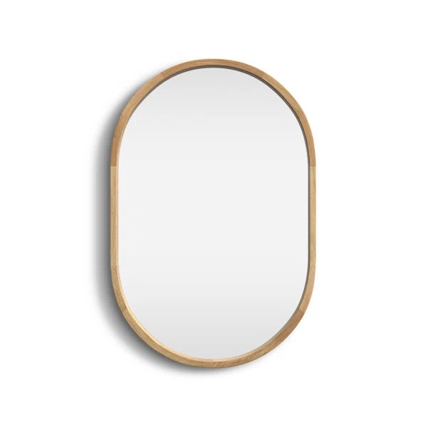 Roberts Solid Wood Flat Wall Mirror | Wayfair North America