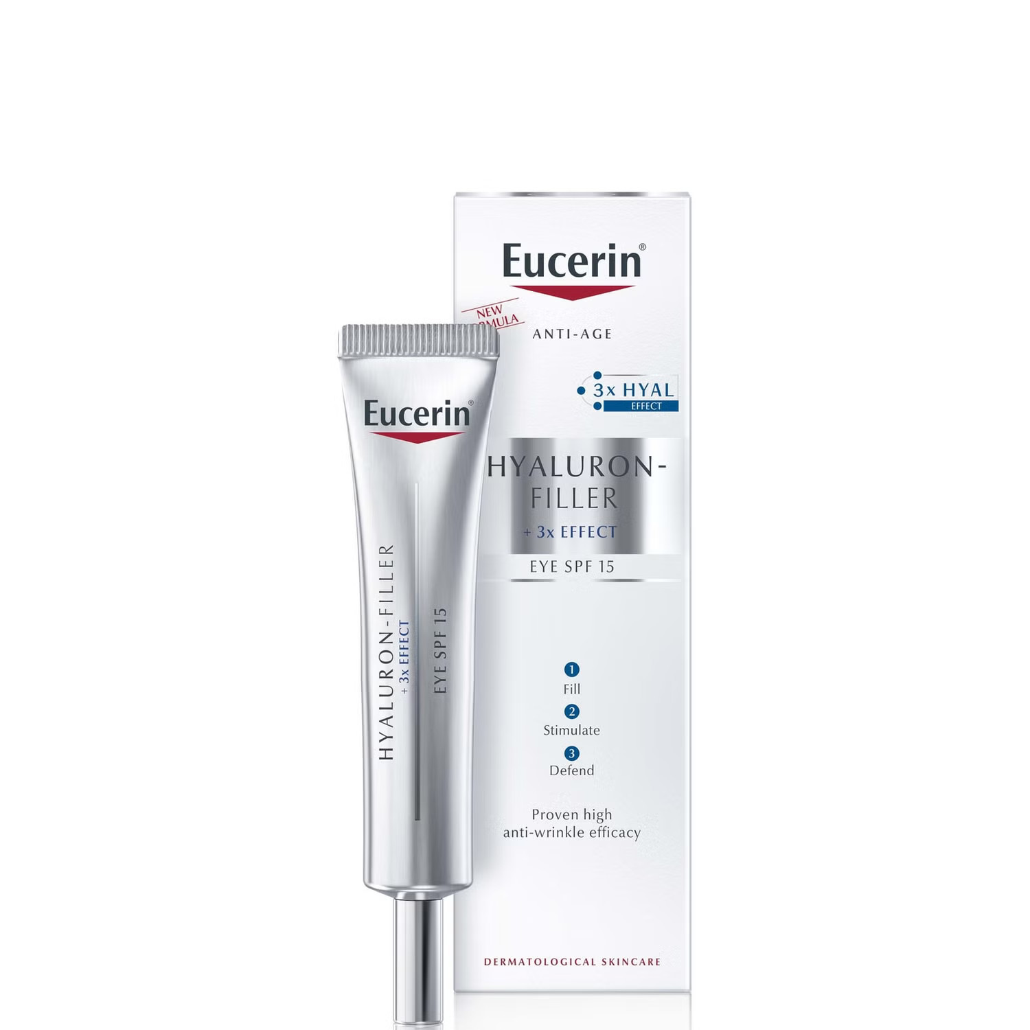 Eucerin Hyaluron-Filler Eye Cream SPF15 15ml | Look Fantastic (UK)