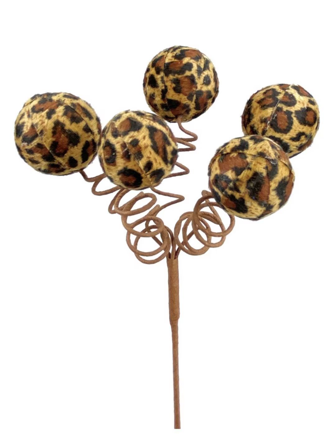 Cheetah Ball Pick Leopard Ball Spray Fall Decor Fal Picks - Etsy | Etsy (US)
