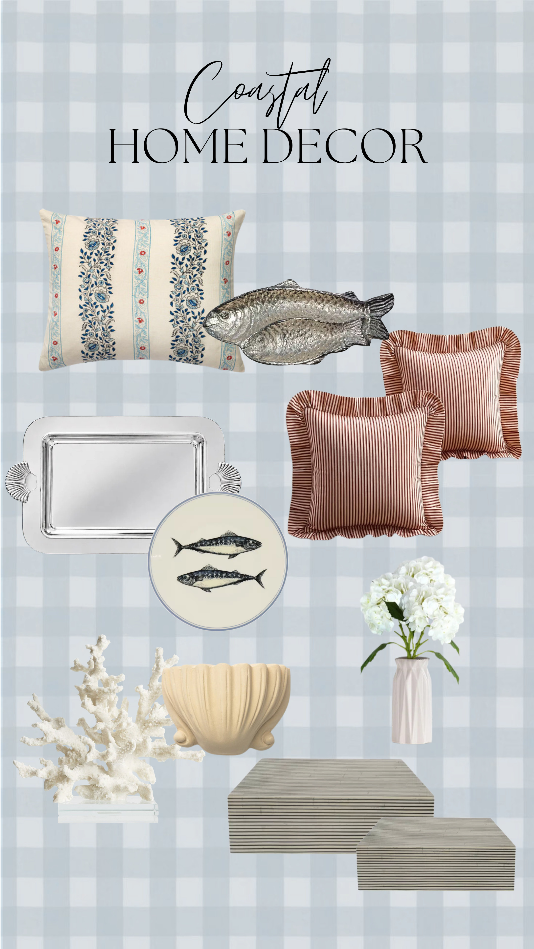 Loving this coastal decor for the summer! These fish plates from Michaels are adorable! 

 #LTKdayinmylife #LTKOver40 #LTKHome