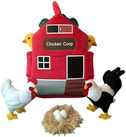 Adore 12" Chicken Coop Farm House Stuffed Animal Plush Playset | Amazon (US)