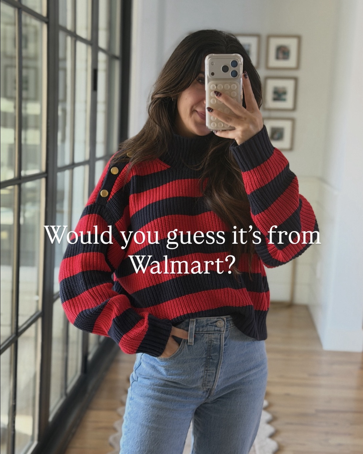 New Walmart finds that will carry you from winter into spring. 

Red & navy stripe sweater wearing size large for more oversized look. Would prefer medium or small. 

Stripe cardigan wearing size XS
Bomber jacket wearing size XS
Red heart cardigan wearing size XS
longe sleeve tee wearing size XS
PJs wearing size XS

#LTKWorkwear #LTKmomlife #LTKValentine