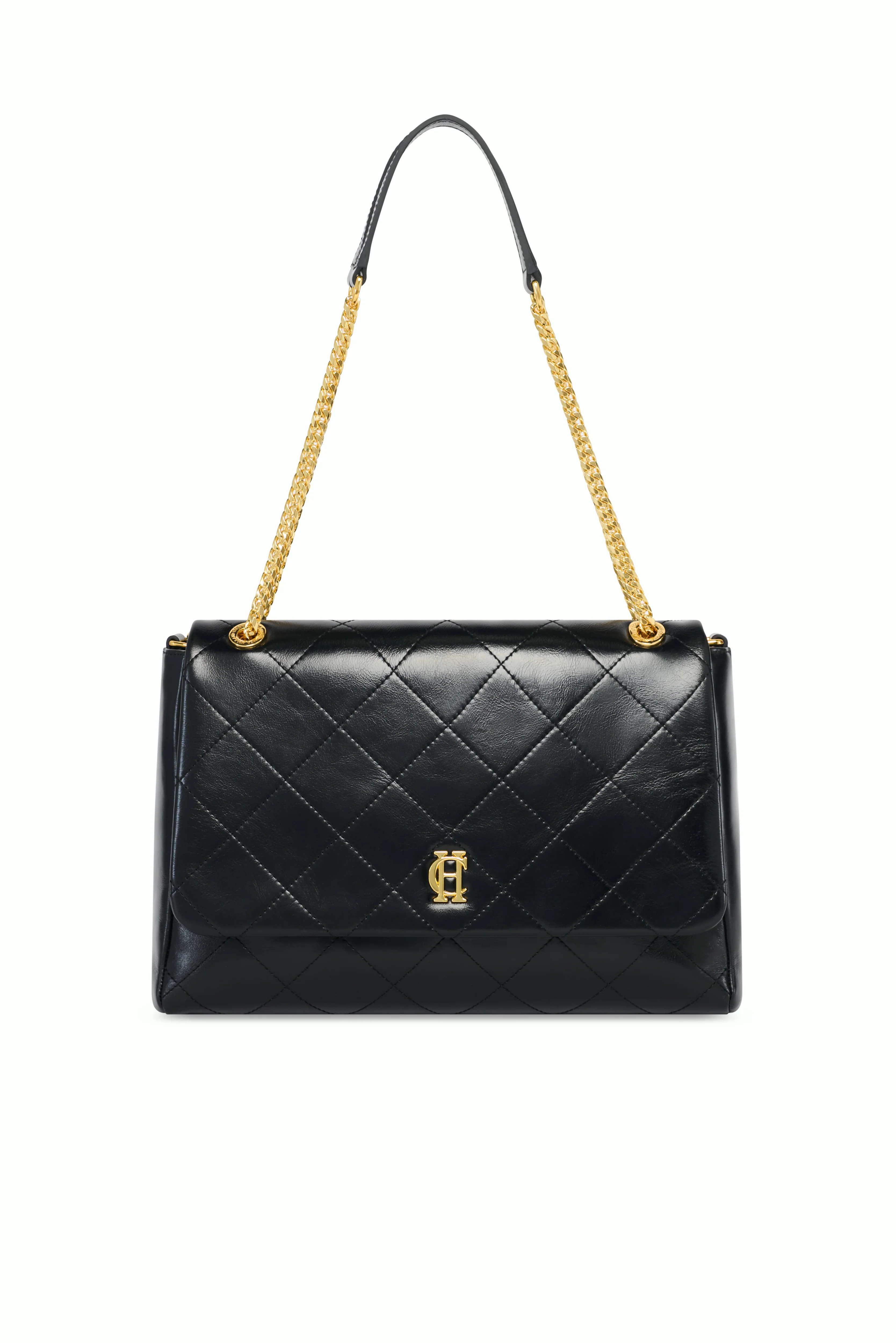 Milan Shoulder Bag (Black) | Holland Cooper