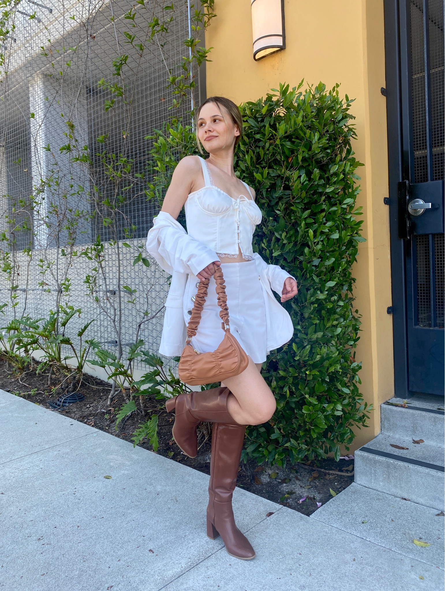 Neutral outfits for the win - love the white and brown combo!

Outfit inspiration, outfit ideas, style inspo, neutral style, summer fashion, fall fashion, summer to fall transition, brown knee boots, Bermuda shorts, blazer style, blazer outfit, Target finds, PacSun finds



#LTKFind #LTKstyletip #LTKunder100