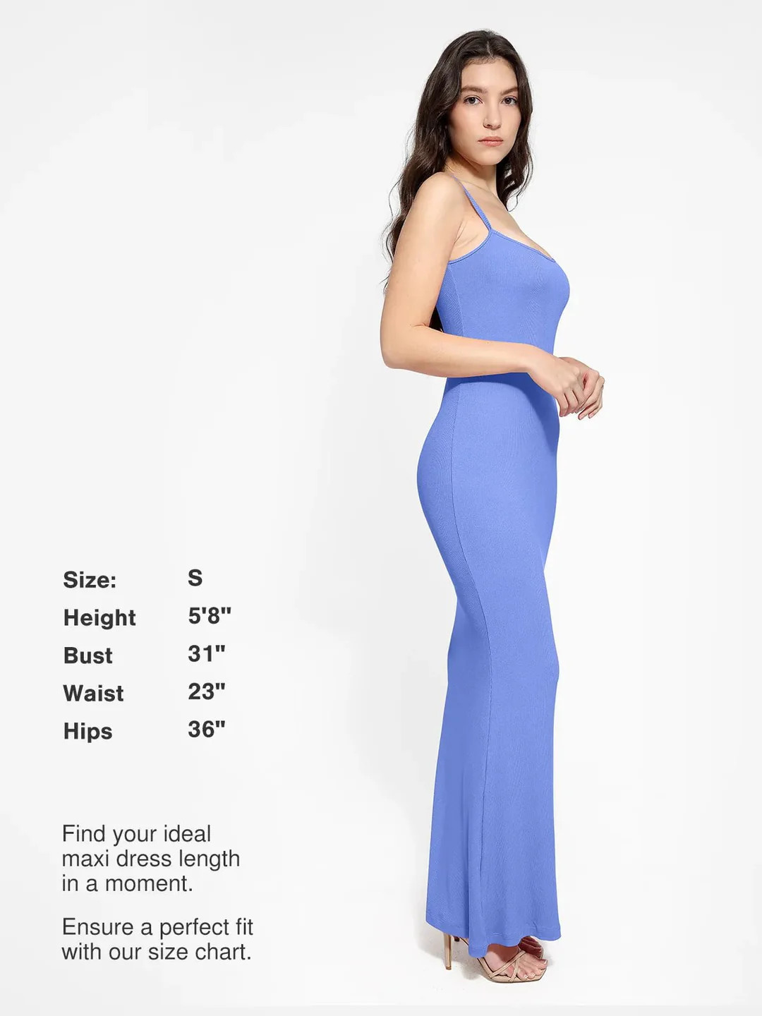 Shapewear Modal Slimming Maxi Slip Dress | Popilush