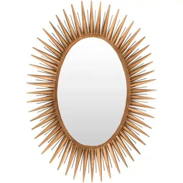 Haley Sunburst Oval Accent Mirror - 30" x 42" - 30" x 42" - 30" x 42" | Bed Bath & Beyond