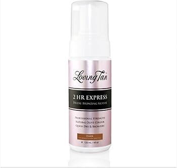Loving Tan 2 HR Express Mousse, Dark- Streak Free, Natural looking, Professional Strength Sunless... | Amazon (US)