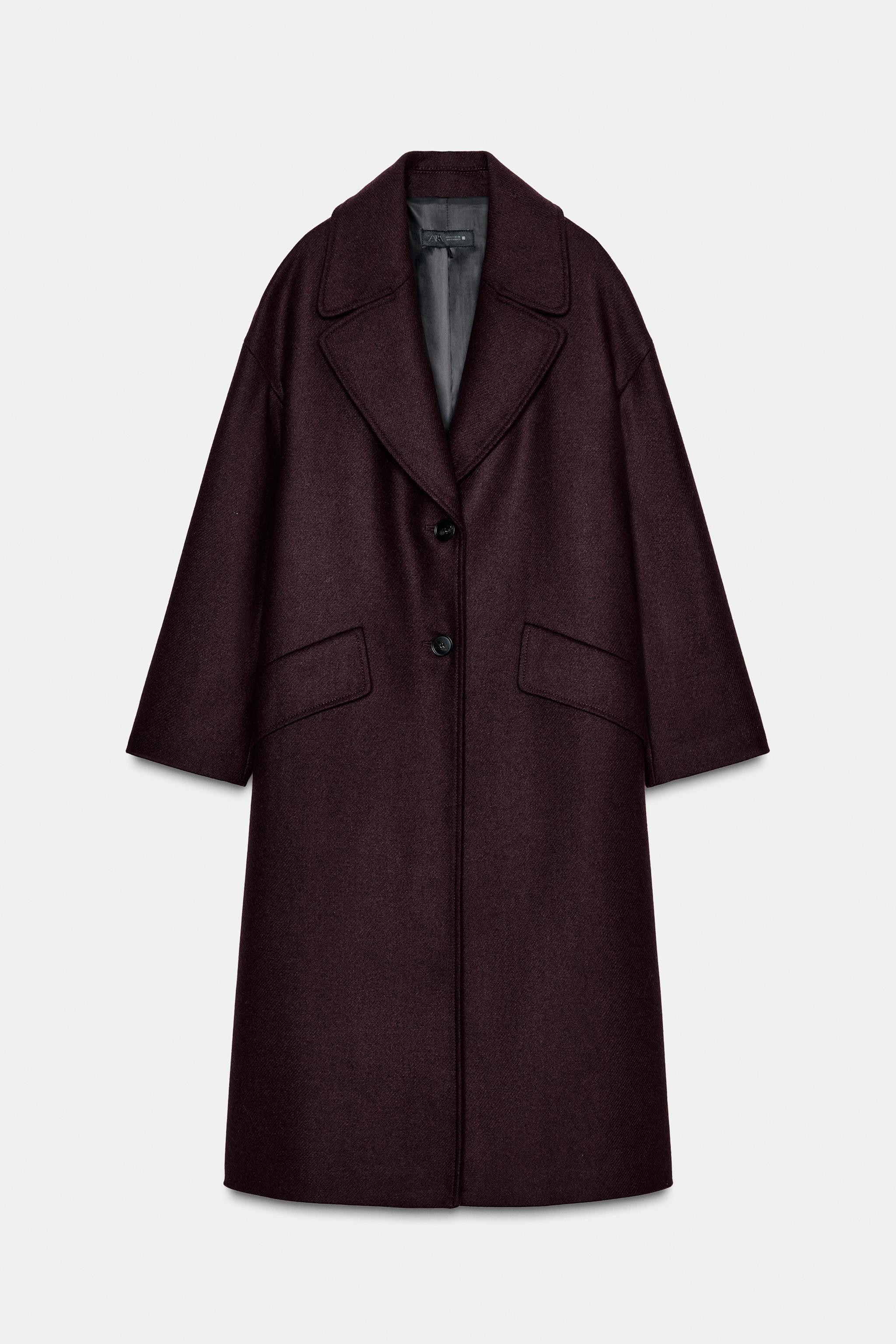 OVERSIZED WOOL COAT | Zara Canada