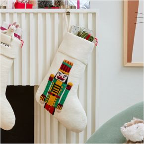 Felt Nutcracker Stocking | West Elm (US)