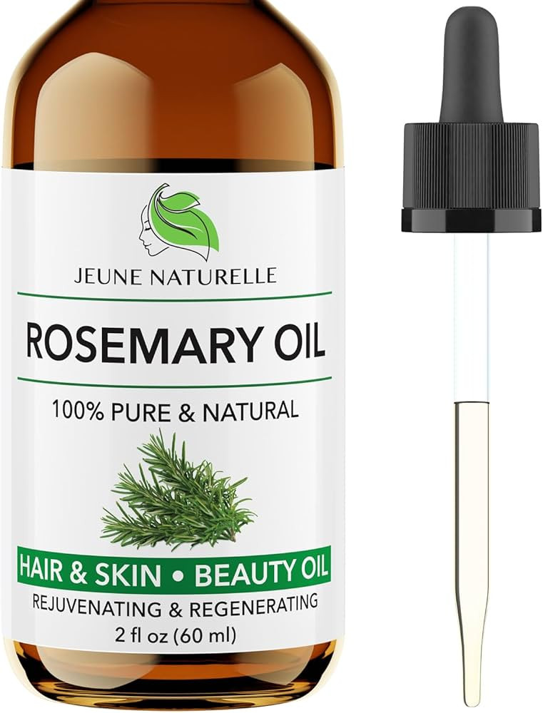 Rosemary Oil for Hair Care, 100% Pure, Natural, Undiluted, Unrefined, Therapeutic Grade - Hair Gr... | Amazon (US)