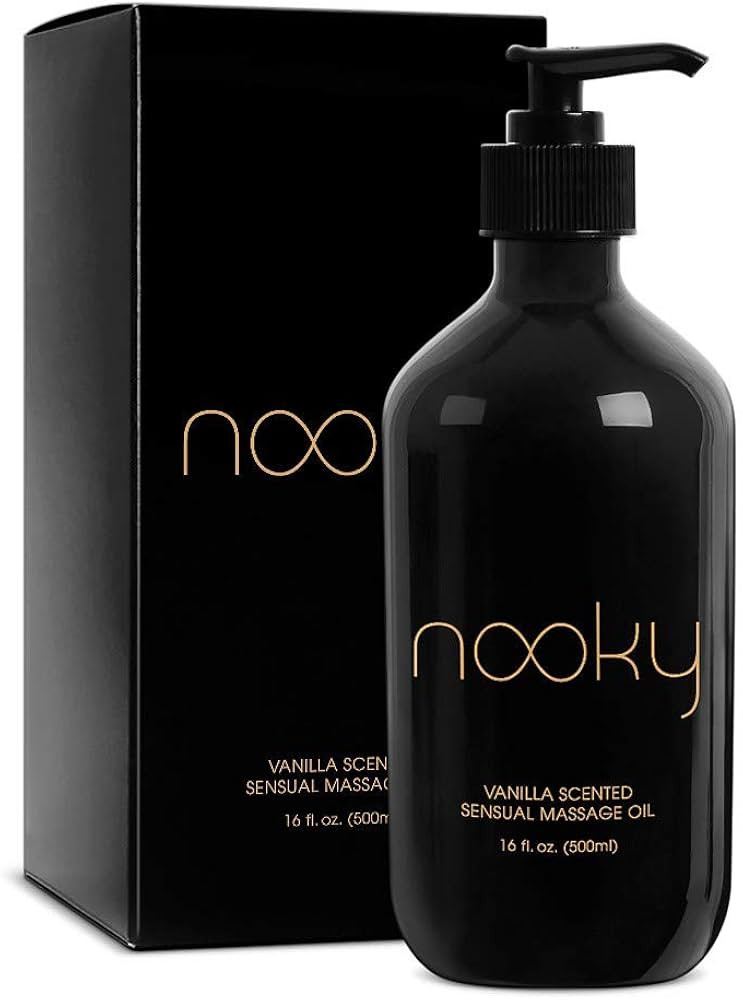 Nooky Vanilla Massage Oil with Fractionated Coconut Oil.16 Ounce | Amazon (US)