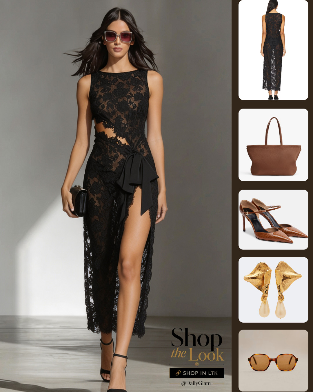 “Elegant Black Lace High Slit Dress | Perfect Evening & Special Occasion Outfit”
#BlackDress #LaceDress #HighSlitDress 

 #LTKootd #LTKOver40 #LTKWedding