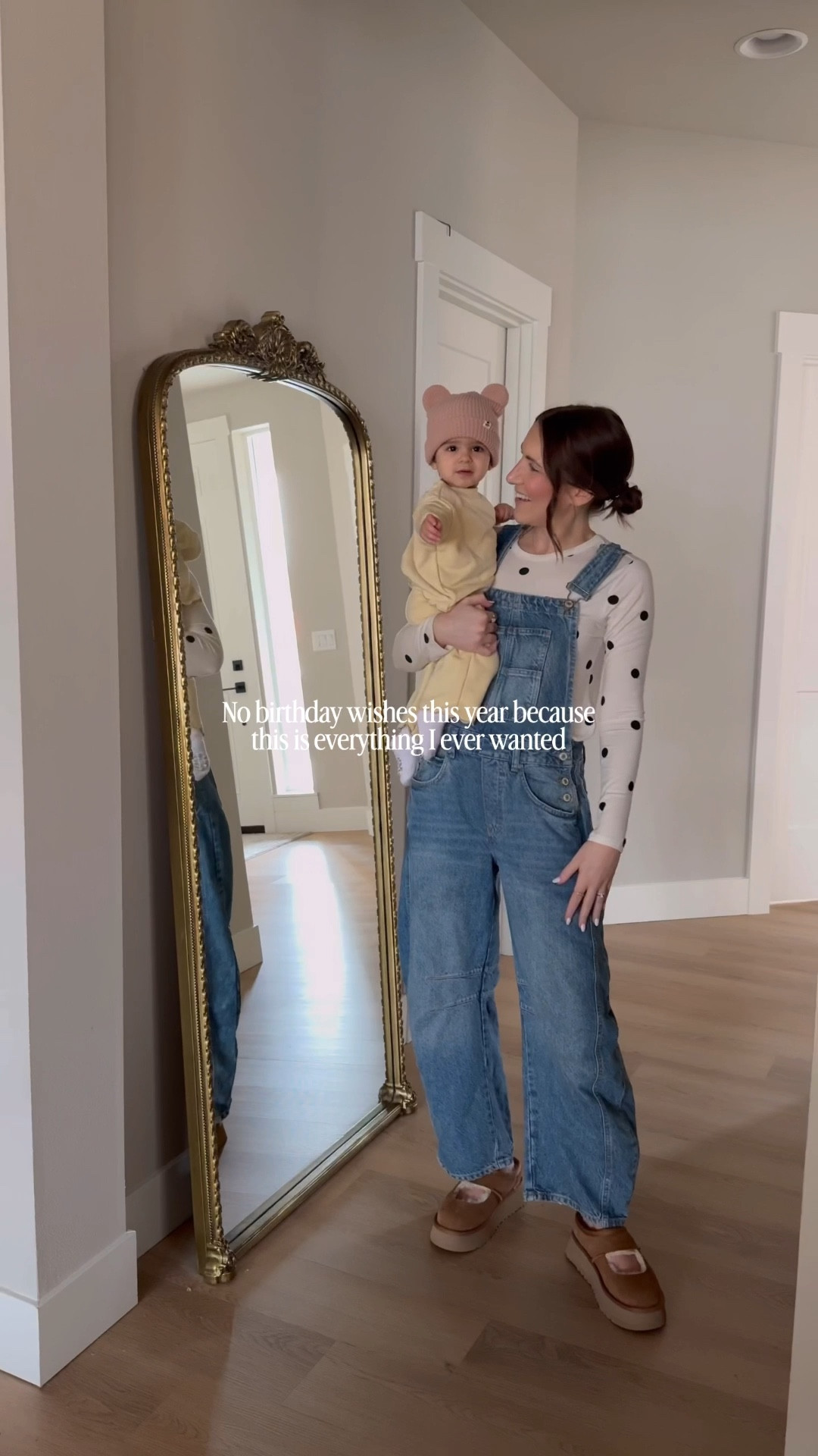 I still pinch myself that she’s real🥹

Casual outfit | birthday outfit | Ugg outfit | baby girl | yellow baby set | overalls 

#LTKootd