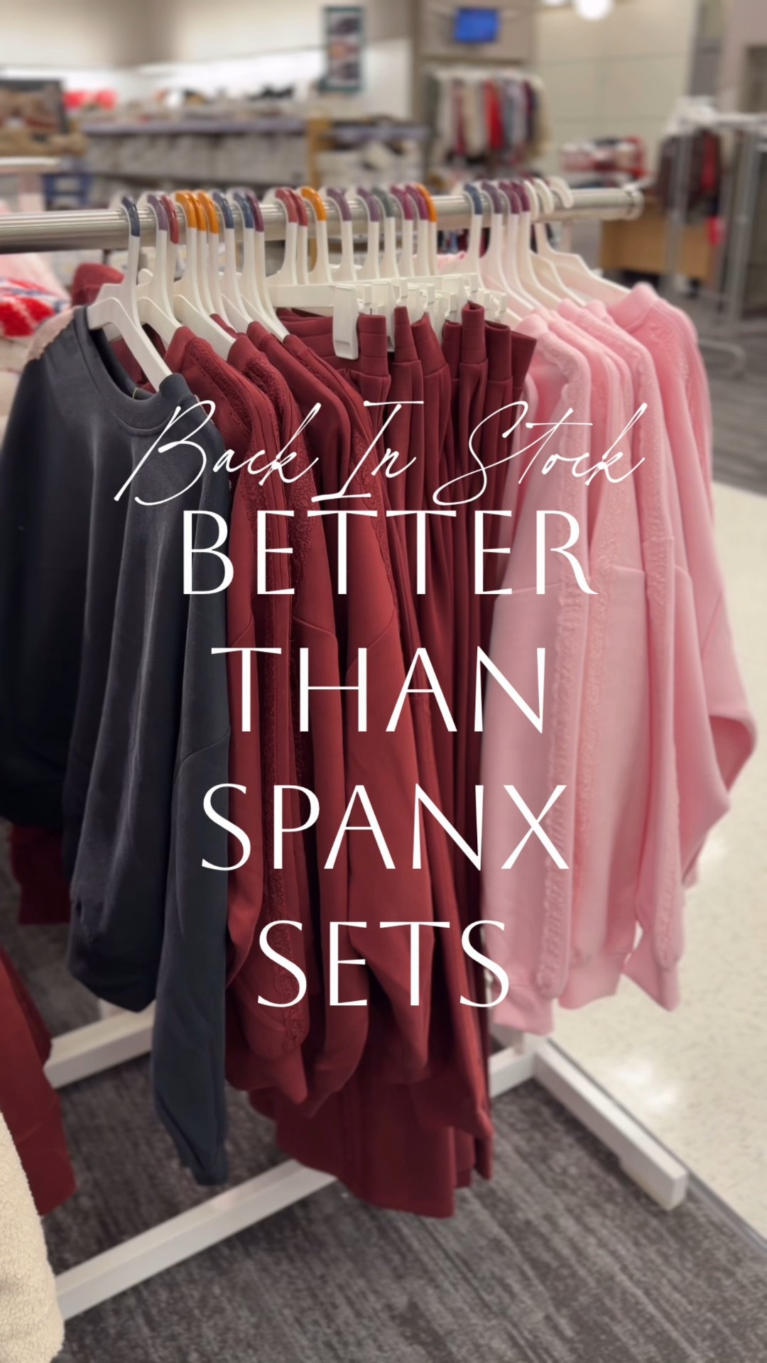 Better than Spanx sets🚨brand new at Target‼️back in stock!🙌🏻 What I wore this holiday and will be taking into 2026 with me! Love the lace trim! I grabbed the maroon shade. Would be super cute with a puffer vest or wool coat for an added layer! These buttery soft crewneck pullovers are so comfy! Feel luxe without the price tag! The matching wide leg sweatpants are so good, too! Elastic waist and pockets! Mix and match the colors or go for a monochromatic look! Style together or separately! They look and feel so high end! I’m 5’7” and grabbed my true size XS in the lounge pants and sized up to the small in the sweatshirt! Perfect for errands, school drop-off, travel, everyday wear, and more! Did you see my try-on reel?!🫶🏻

#LTKFindsUnder100 #LTKFindsUnder50 #LTKTravel