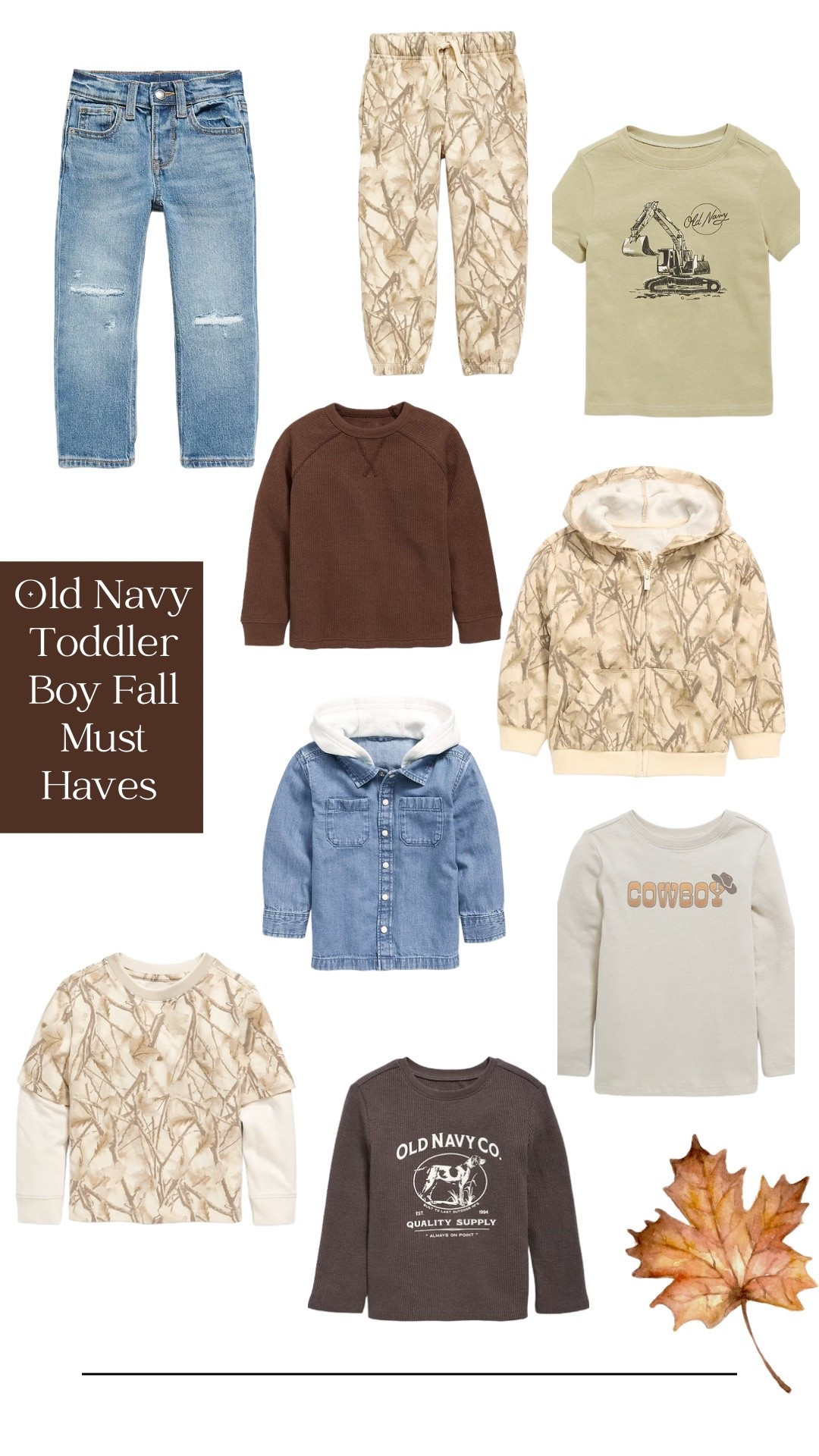 🍂 Cozy, cute & budget-friendly! These Old Navy toddler boy fall must-haves are perfect for layering, playing, and staying comfy all season long. 🍁👟 #OldNavyStyle #ToddlerFallFashion

#LTKKids #LTKFallSale #LTKBaby