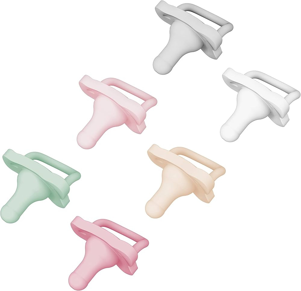 Dr. Brown's HappyPaci 100% Silicone, Newborn Baby Pacifiers 0-6 Months, BPA Free, White, Pink, Li... | Amazon (US)