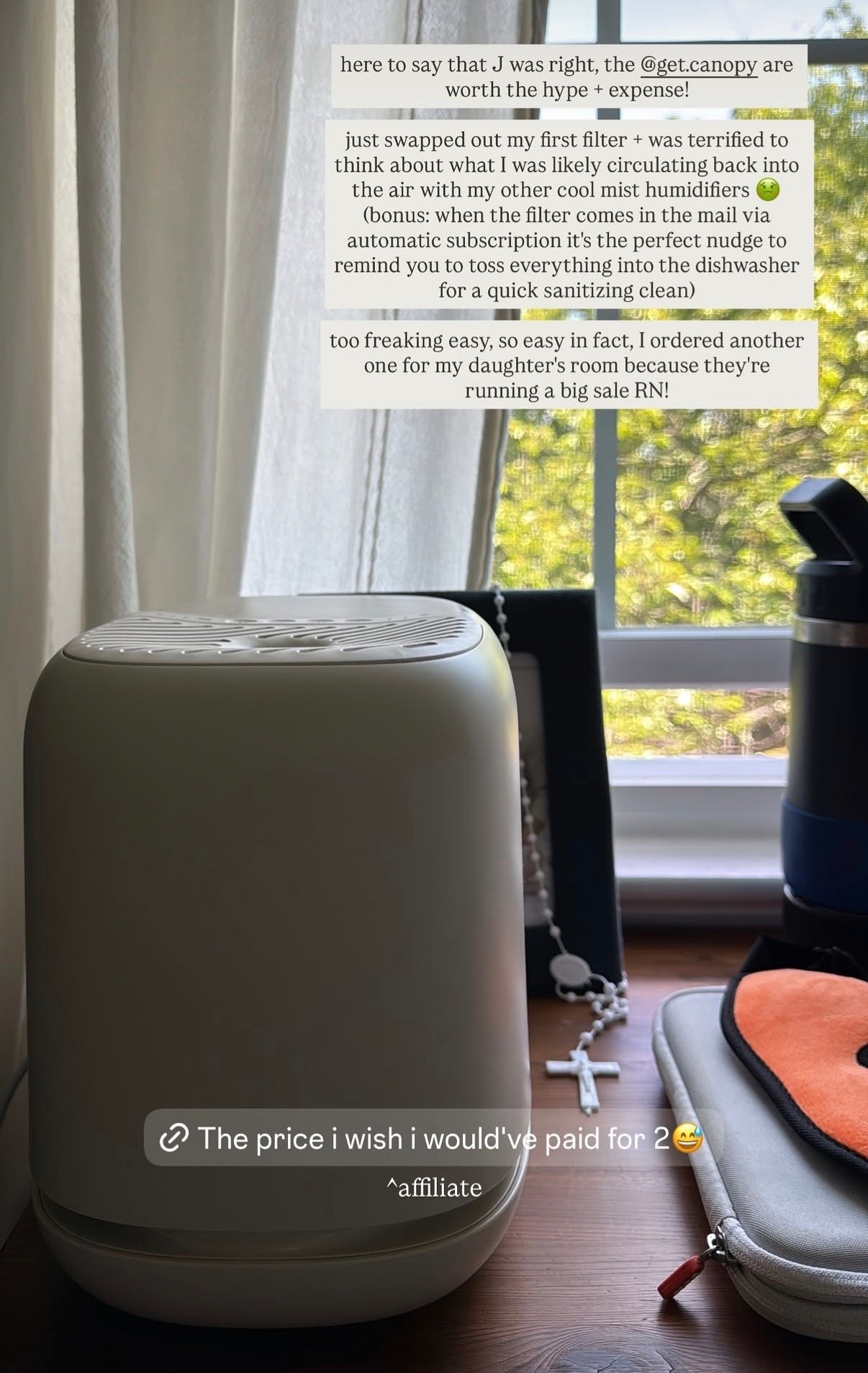 This has helped us with sick season and allergies! Love that it is easy to clean and does not mold, which could make things so much worse! And it’s on sale!

#LTKmomlife