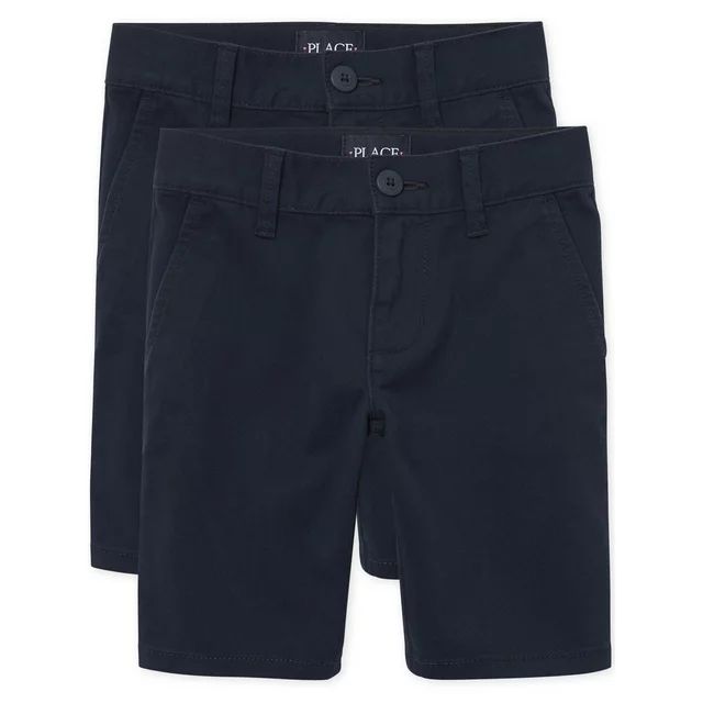 The Children's Place Boys Uniform Stretch Chino Shorts, 3-Pack, Sizes 4-16 | Walmart (US)