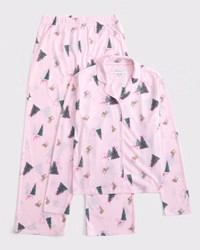 girls pants pajama set | girls pajamas | Abercrombie.com | Abercrombie & Fitch (US)