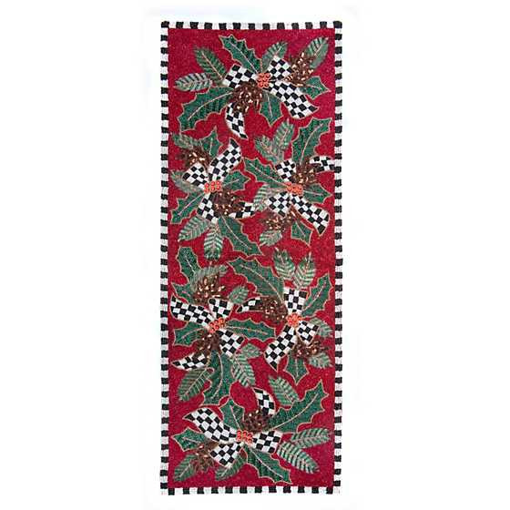 Holly Holiday Beaded Runner | MacKenzie-Childs