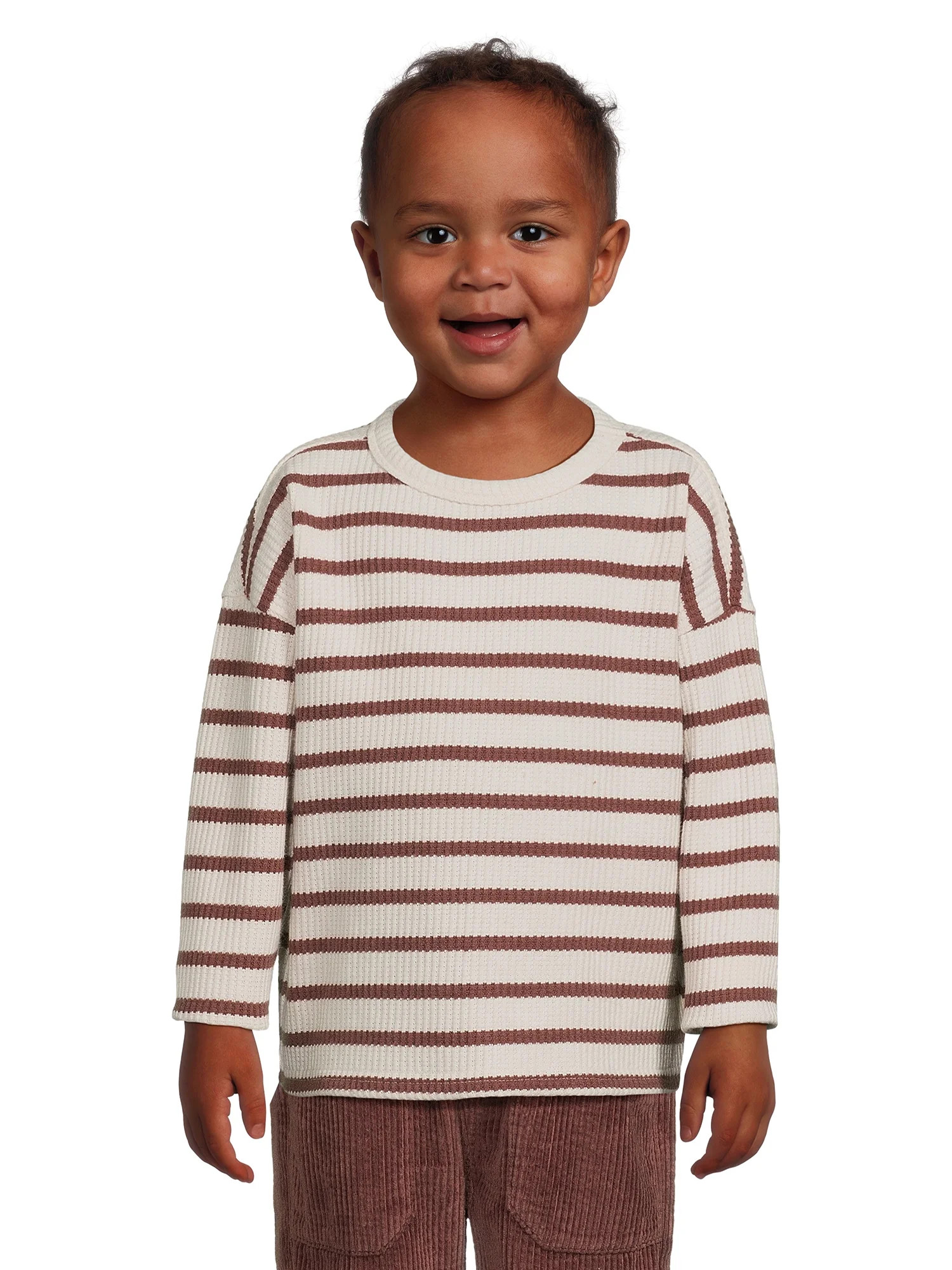 easy-peasy Toddler Boy Long Sleeve Boxy T-Shirt, Sizes 12 Months-5T | Walmart (US)
