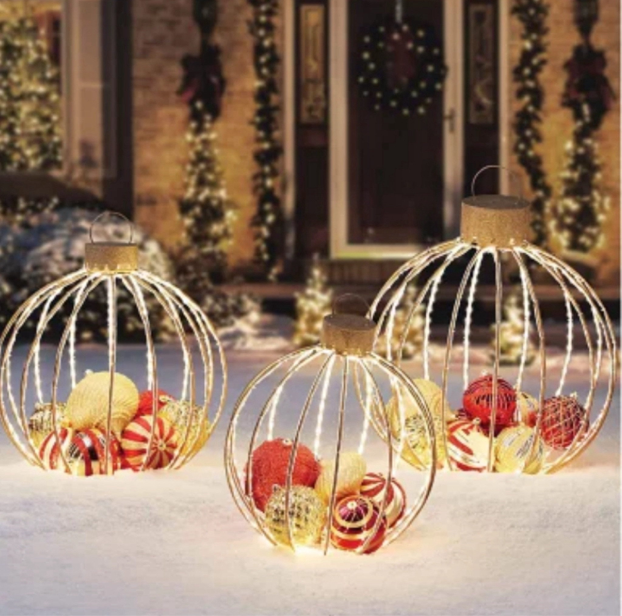 I ordered two sets of these outdoor lights to line our front walkway! A great price and quality from Sam’s Club! 

#LTKhome #LTKHoliday #LTKSeasonal