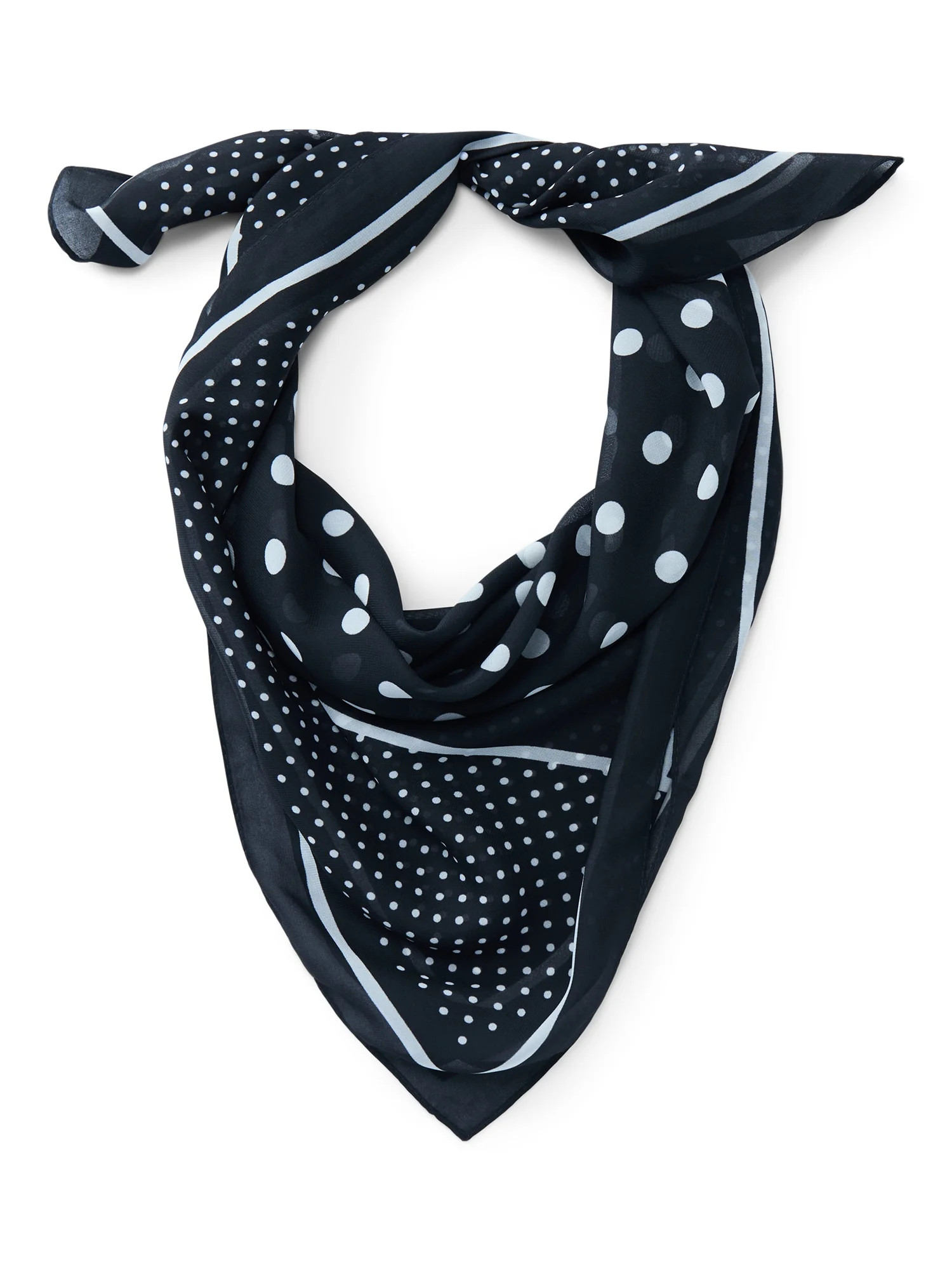 Time and Tru Women's Geometric Polka Dot Scarf for Adults | Walmart (US)