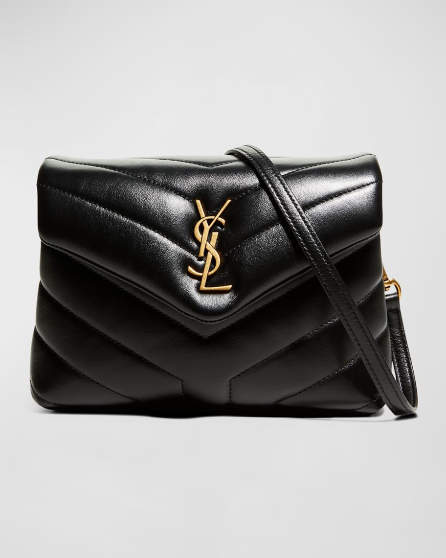 Saint Laurent Loulou Toy YSL Matelasse Calfskin Envelope Crossbody Bag | Neiman Marcus