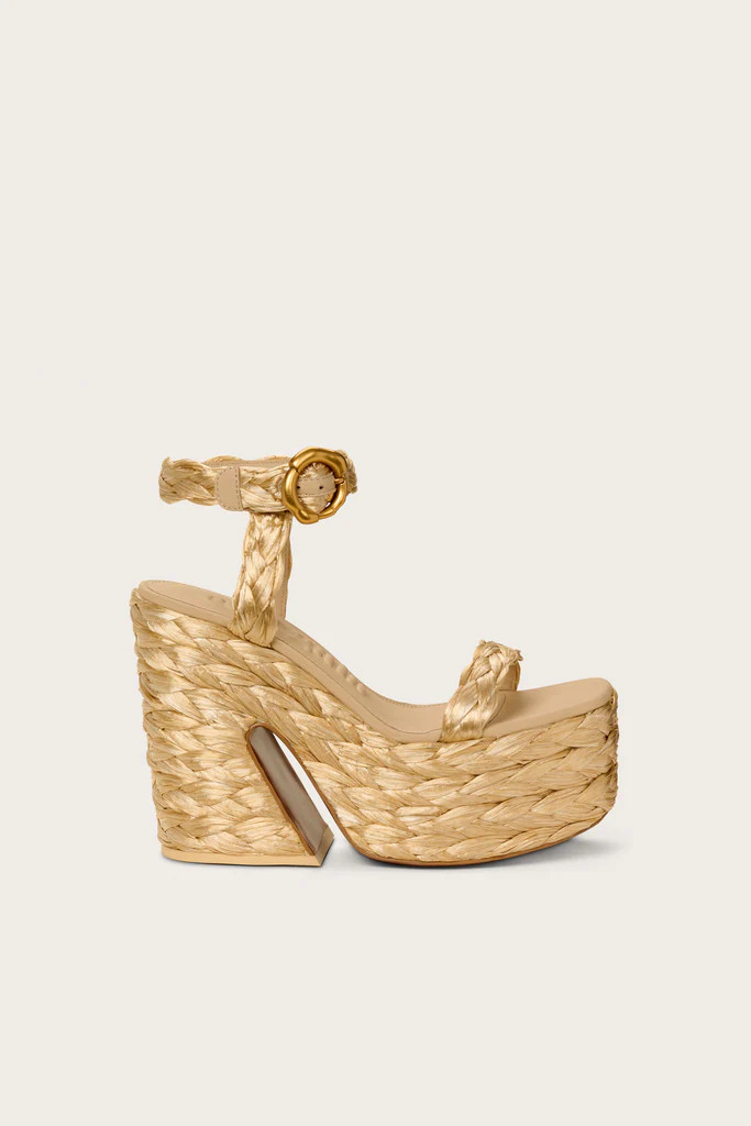 DAELAN PLATFORM SANDAL - NATURAL | Cult Gaia - US