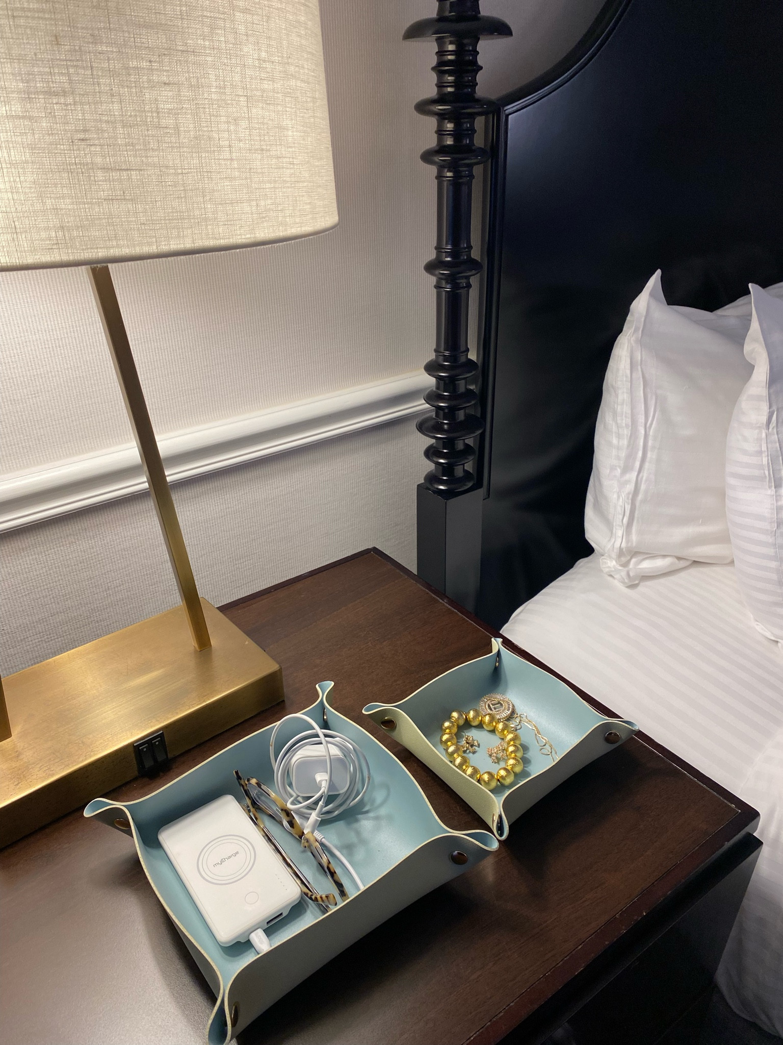 Travel/hotel hack: these valet trays/catch alls unspnap to pack flat and are perfect for corralling jewelry, tech, glasses, etc while traveling — comes in 5 colors. Cute for home and office, too!

#LTKtravel #LTKhome