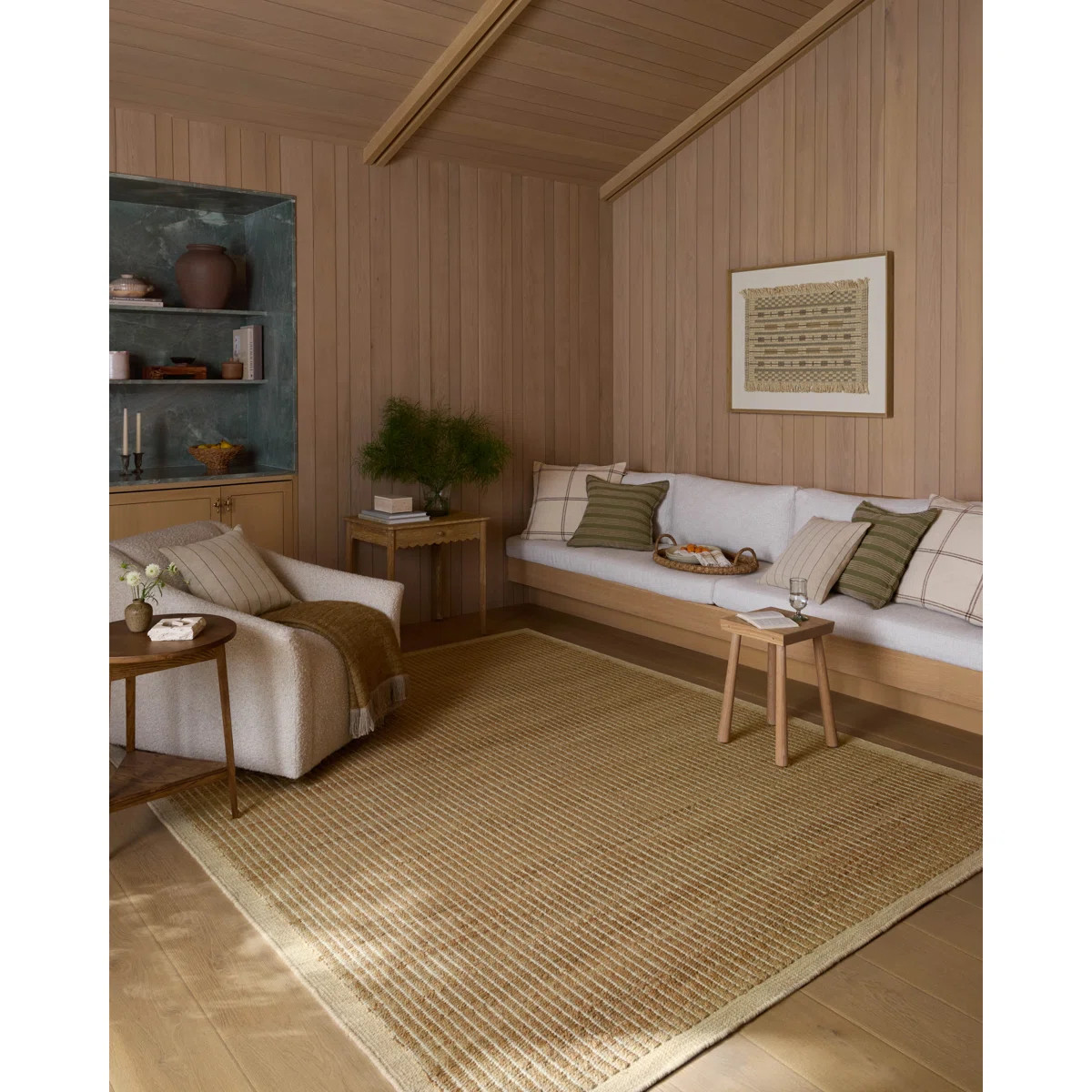 Amber Lewis x Loloi Lilah Natural / Antique Ivory Area Rug | Wayfair North America