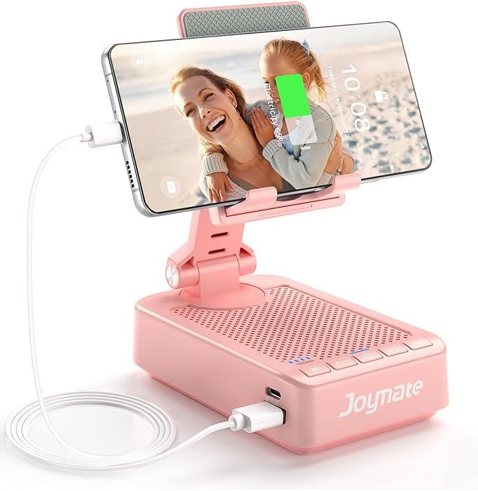 Joymate Gifts for Men Women, Phone Stand with Bluetooth Speaker and Charging Function 360° Rotab... | Amazon (US)