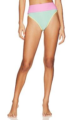 BEACH RIOT Emmy Bottom in Pastel Macaron Colorblock from Revolve.com | Revolve Clothing (Global)