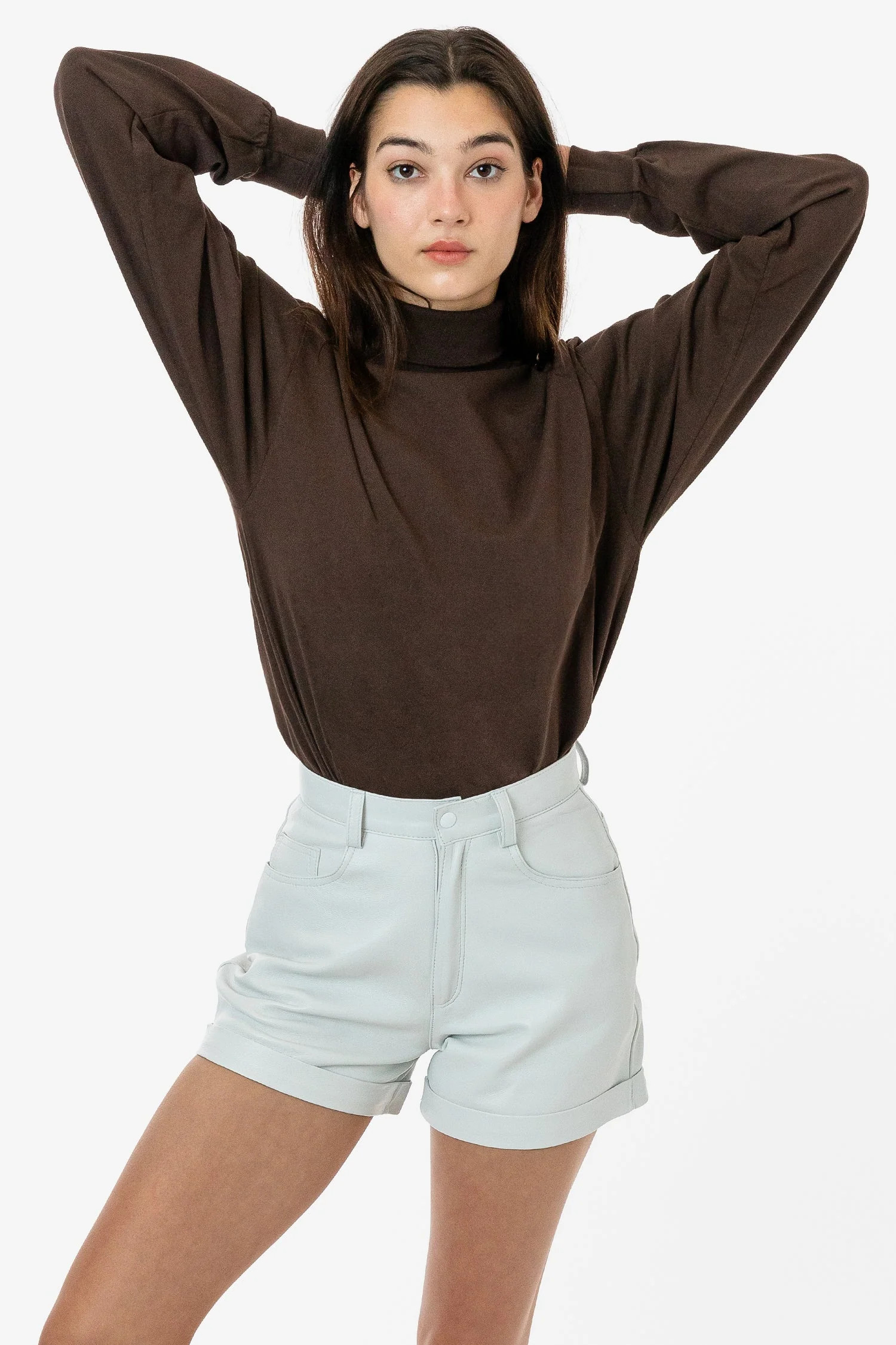 1811GD Mix - Long Sleeve Garment Dye Turtleneck | Los Angeles Apparel