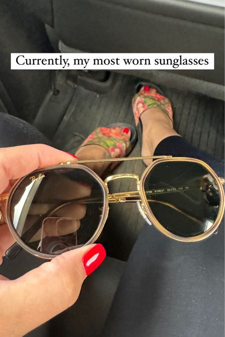 Love everything about these sunglasses! They are cute, comfortable, perfect mid-size, and they fit under a hat. Shoes fit tts, leggings size large (size up if you are between sizes). Use code TSHXSPANX for 10% off and free shipping for the leggings  

#LTKshoecrush #LTKmidsize #LTKover40