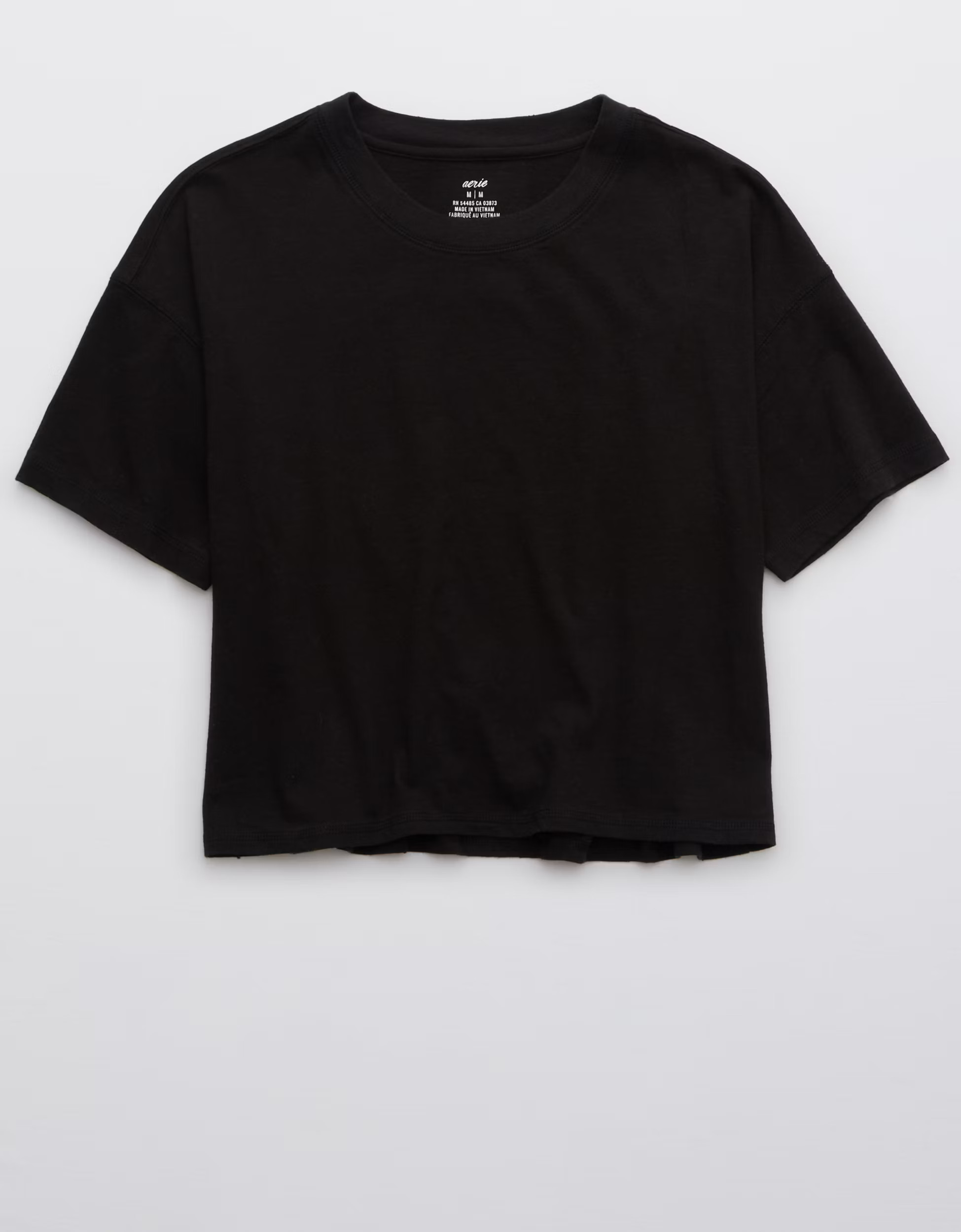 Aerie Cropped Oversized T-Shirt | American Eagle Outfitters (US & CA)