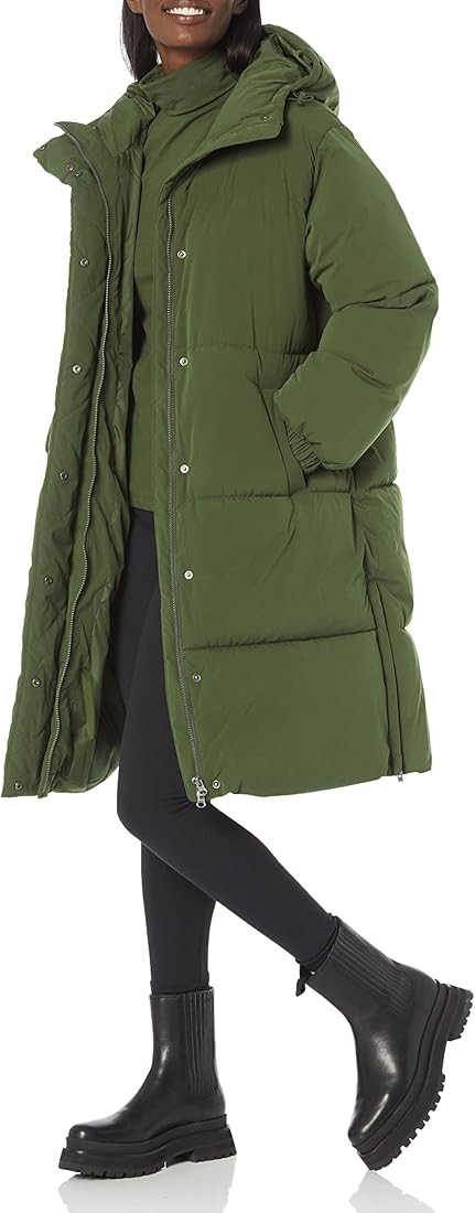 Amazon Essentials Women's Long Puffer Jacket (Available in Plus Size) | Amazon (UK)