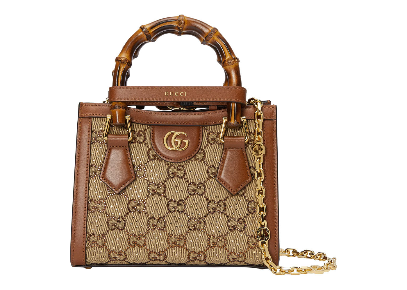 Women's Gucci Gucci Diana Mini Tote Bag in Camel/Ebony | StockX