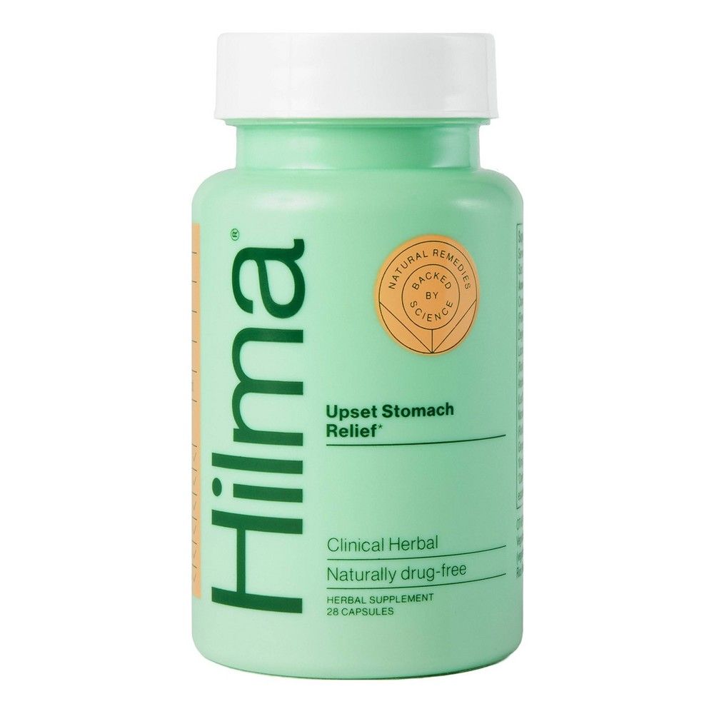 Hilma Upset Stomach & Heartburn Relief Capsules - Chamomile & Ginger - 28ct | Target